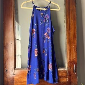 Royal blue cocktail style dress